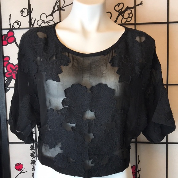 🍄Aritzia Wilfred Black Blayze Blouse - Picture 2 of 16